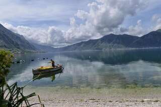 Апартаменты Apartments Goran Котор Двухуровневые апартаменты с балконом с видом на море-2